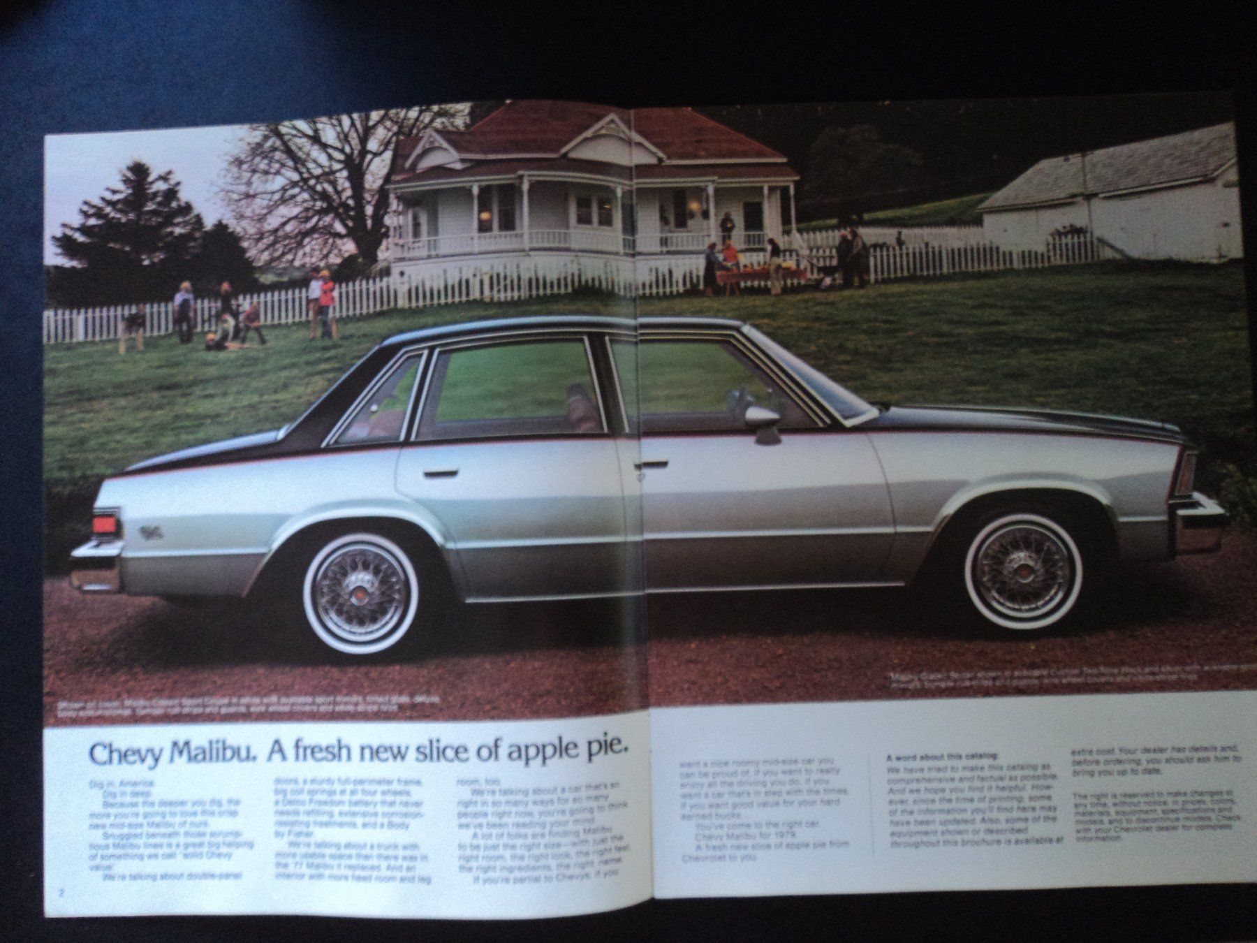 Chevrolet Documenti: Prospekt Chevrolet Malibu 1979 – Usato da Schwarzenburg venduto da modelCARama 1
