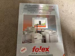 Folex Projektionsfolien für Kopierer Klar Abziehb. NEU
