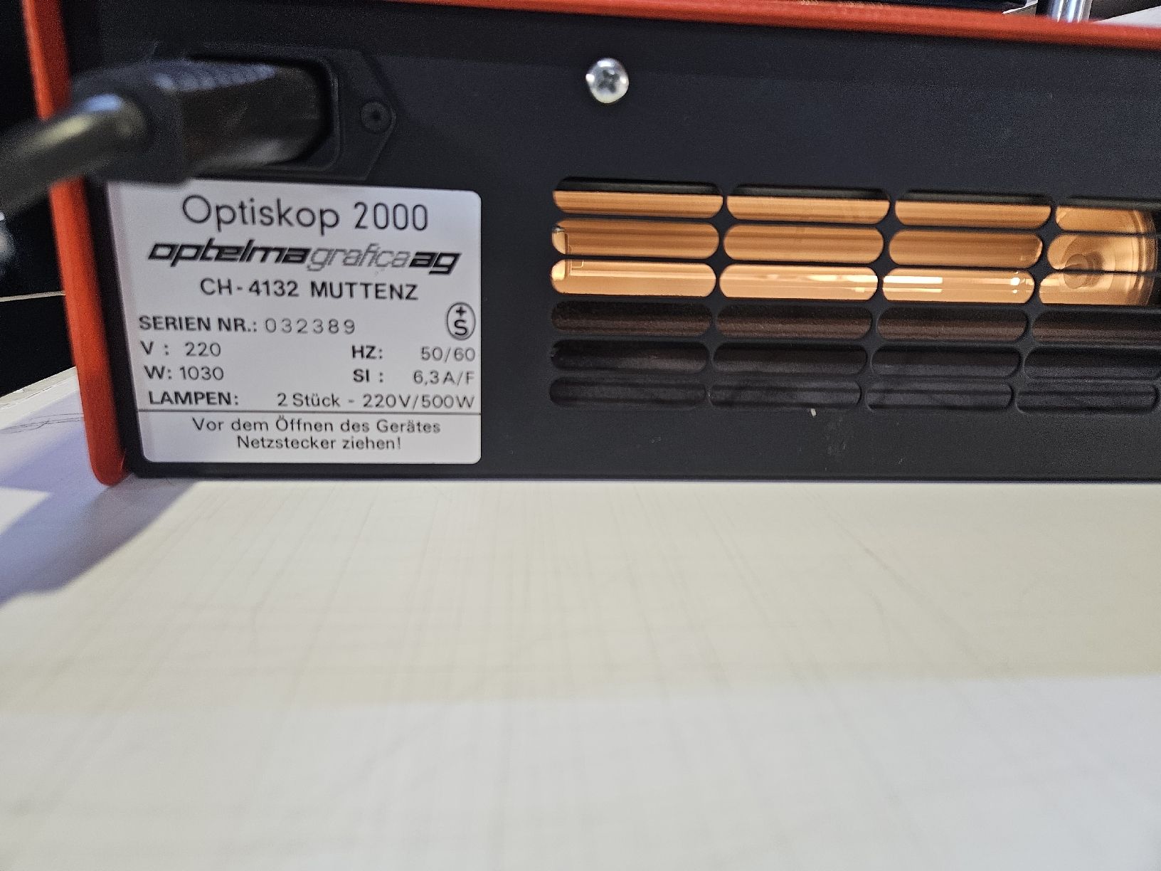 Obiettivi: Optiskop 2000D - Vergrösserungsgerät – Usato da Schwerzenbach venduto da Julbox 8