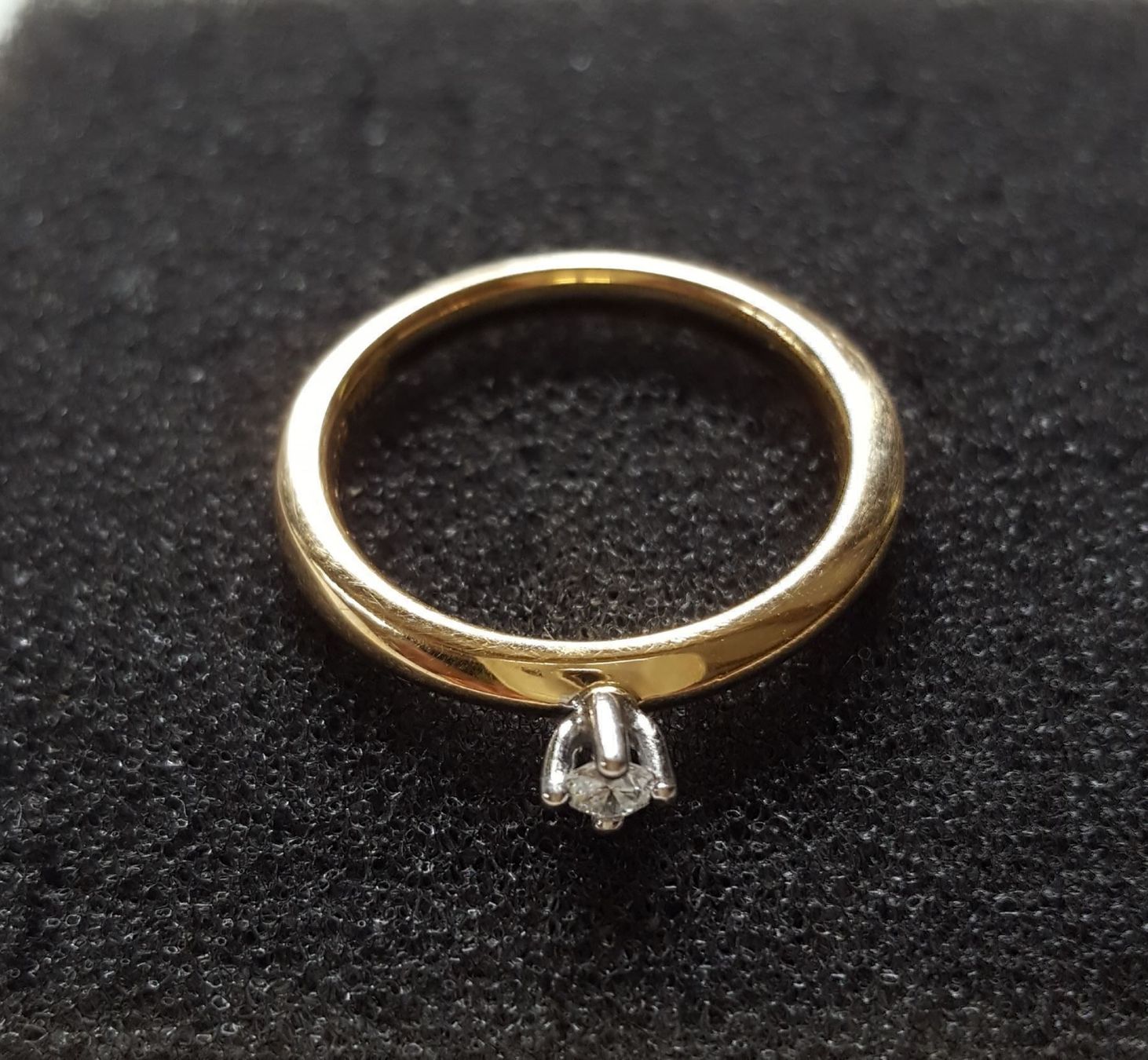 Anelli: Gold 585 Solitär Ring mit Brillant – Nuovo (secondo la descrizione) da Wald ZH venduto da Dasilver 5