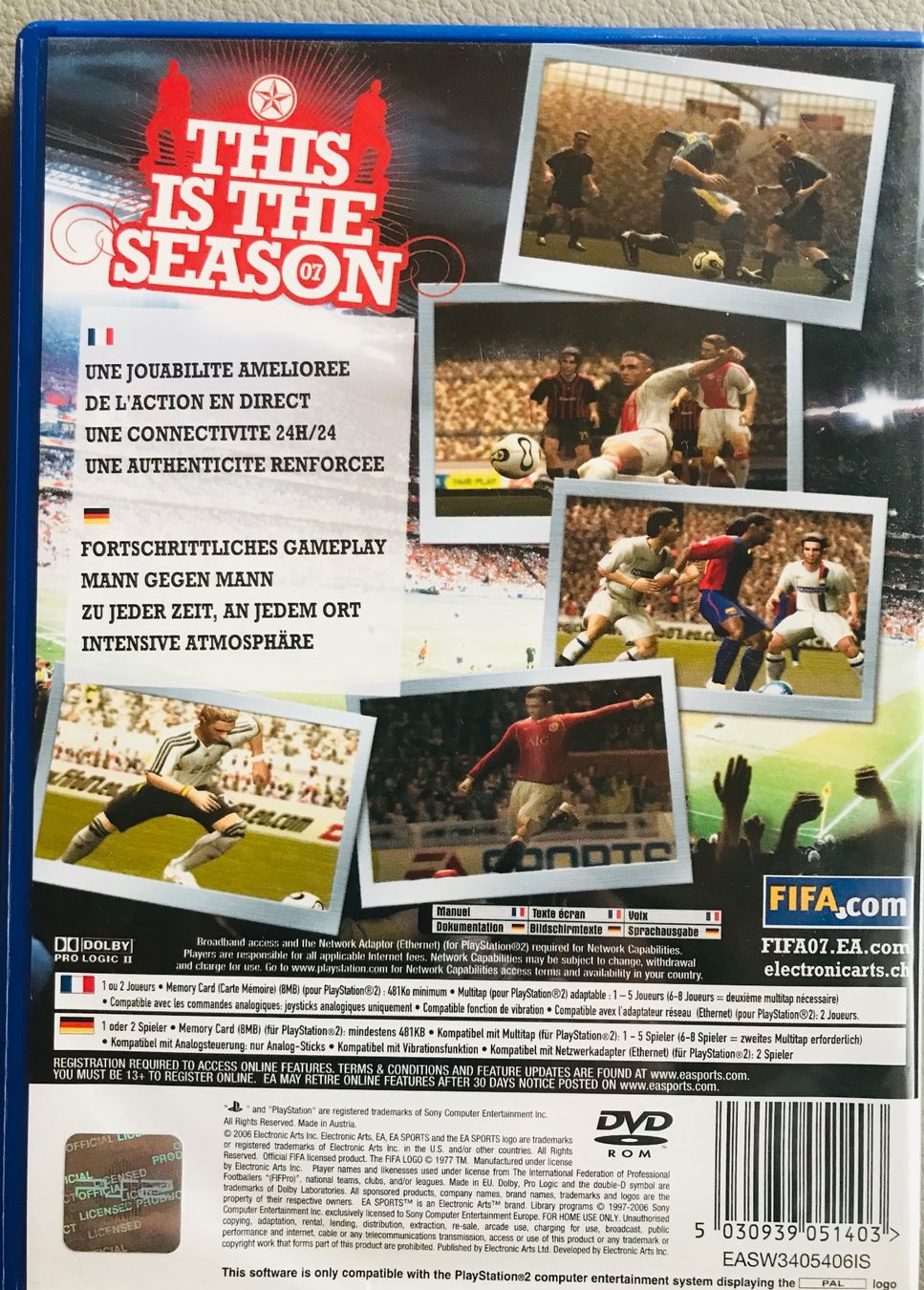 Sony Giochi: FIFA 07 - PLAYSTATION ZWEI - PS2 – Usato da Buchs AG venduto da fischli610 1