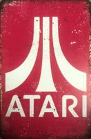 Atari Blechschild Retro Gamer 30 x 20 Computer Games Pong