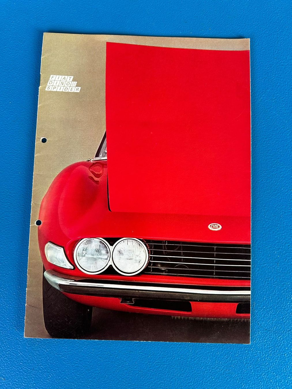 Fiat Dokumente: Prospekt , Fiat  Dino  Spider – Gebraucht aus Boswil von pavo1