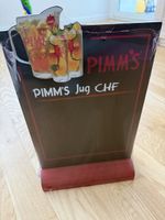 Pimm's Krug Werbeaufsteller Deko Bar Sommer Stimmung!