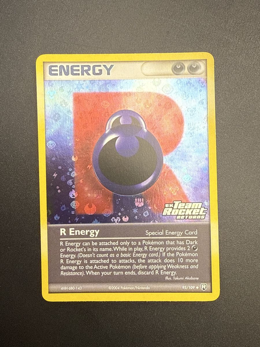 Pokémon Carte collezionabili: R-Energy 95/109 – Usato da Bioggio venduto da Iannu