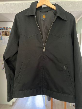 Carhartt WIP Canvas Jacke – Schwarz – Gr. S