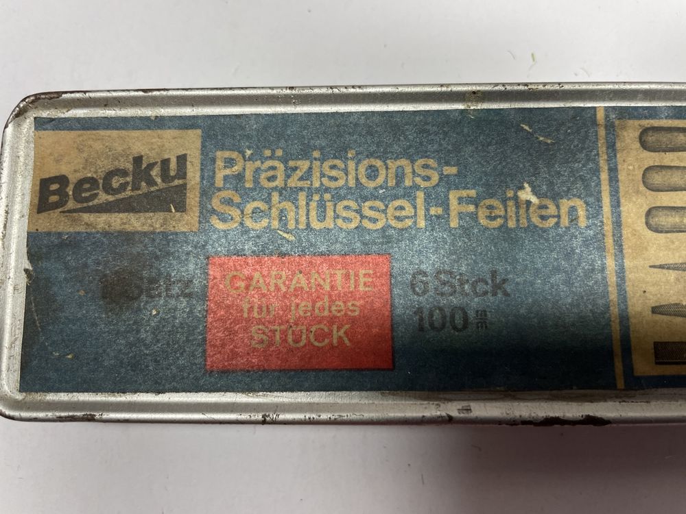 Becku Präzisions Schlüsselfeilen Set, 6 Stk, Vintage (Neu (gemäss ...