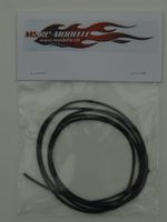 Silikonkabel Kupferlitze AWG26 1m Schwarz