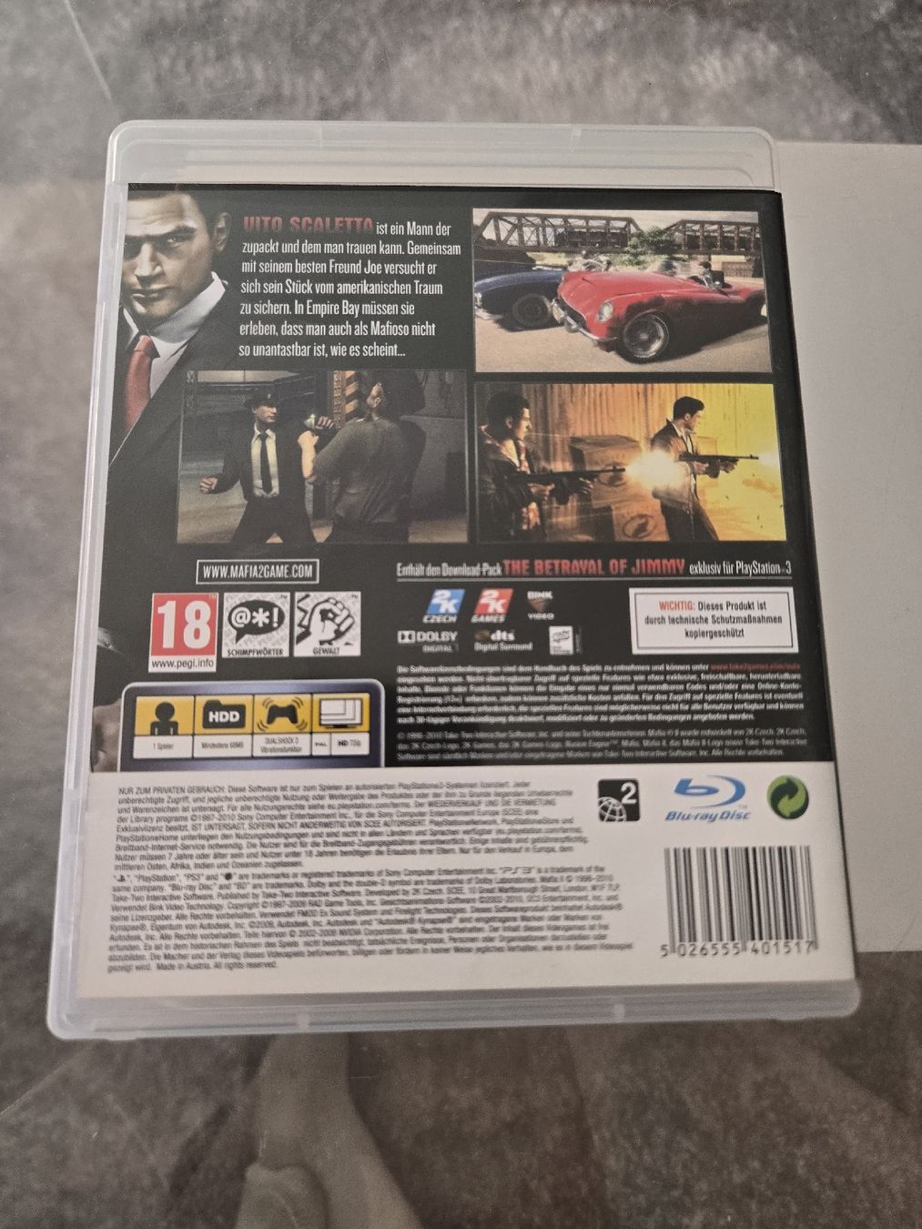 Spiele: Mafia 2 PS3 – Gebraucht aus Bussigny von Kfdlt 1