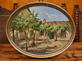 Ekkehard Kohlund 1887–1974 – Ölbild im Ovalrahmen