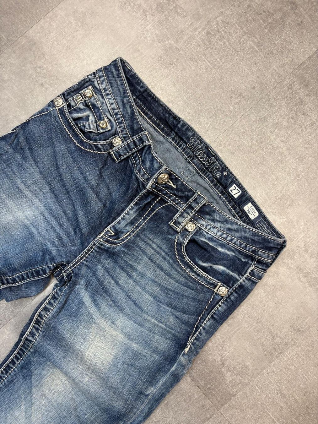 Jeans: Miss Me Bootcut Flared Jeans - Grösse M/27 – Usato da Werdenberg venduto da hase.vintage 3