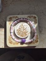 Rosenquarz / Amethyst / Auraquarz Armband