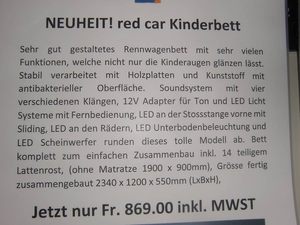 Letti: Bett – Nuovo e nell'imballaggio originale da Menznau venduto da Rzanggi 1