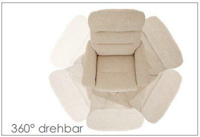 Sessel: Relax Sessel Amasra Stoff grau Eiche hell inkl. Hocker – Neu und originalverpackt aus Unterentfelden von moebelrufli 3