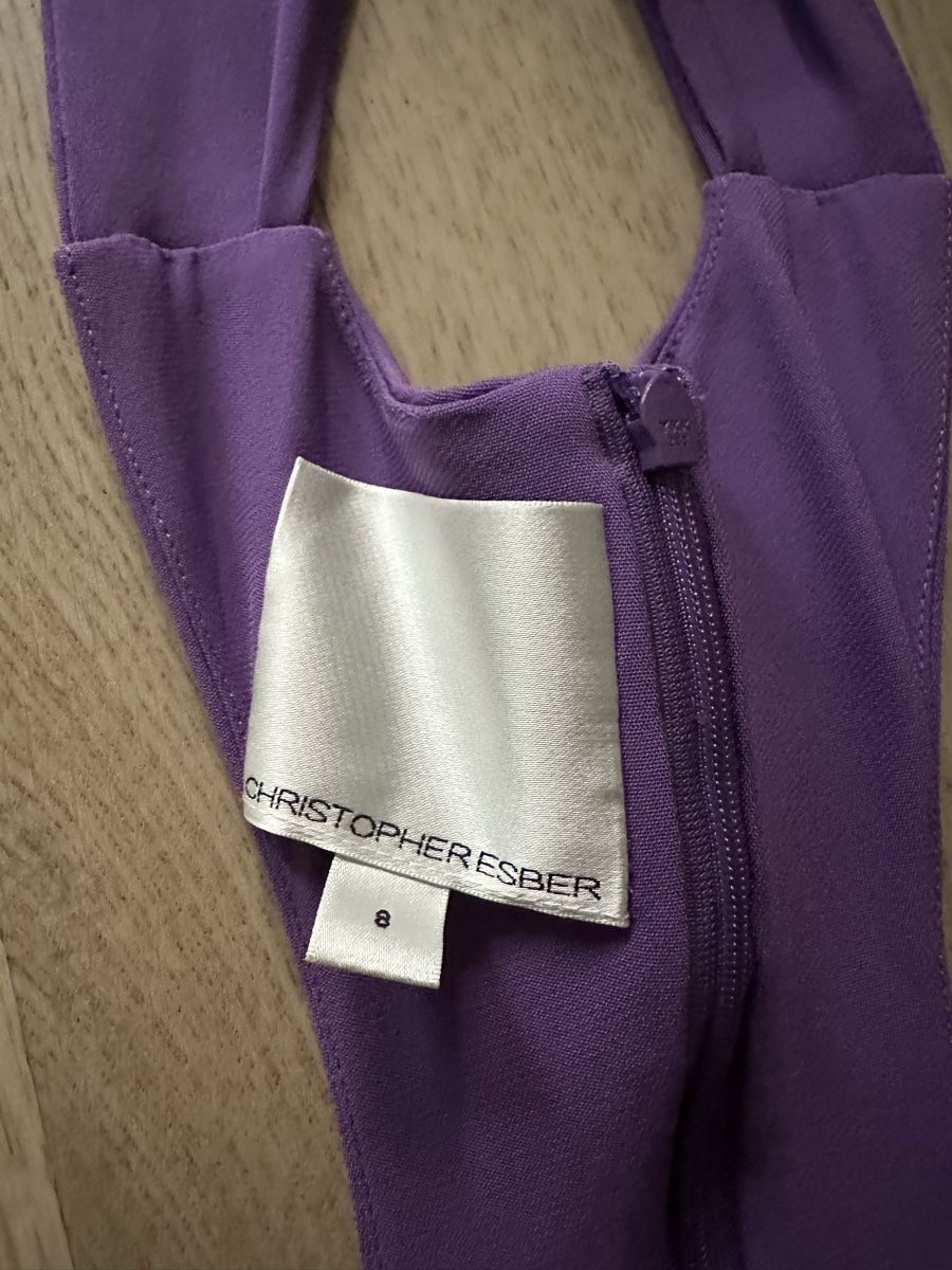 Cult Gaia Vestiti: Christopher Esber Maxikleid Lila mit Cut-out Grösse M – Nuovo (secondo la descrizione) da Zürich venduto da kiflicaodcokolade 4