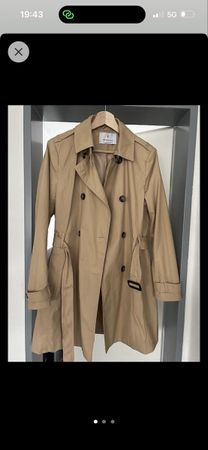 Stradivarius Trenchcoat Beige Gr. L Frühling/Herbst Neuwerti