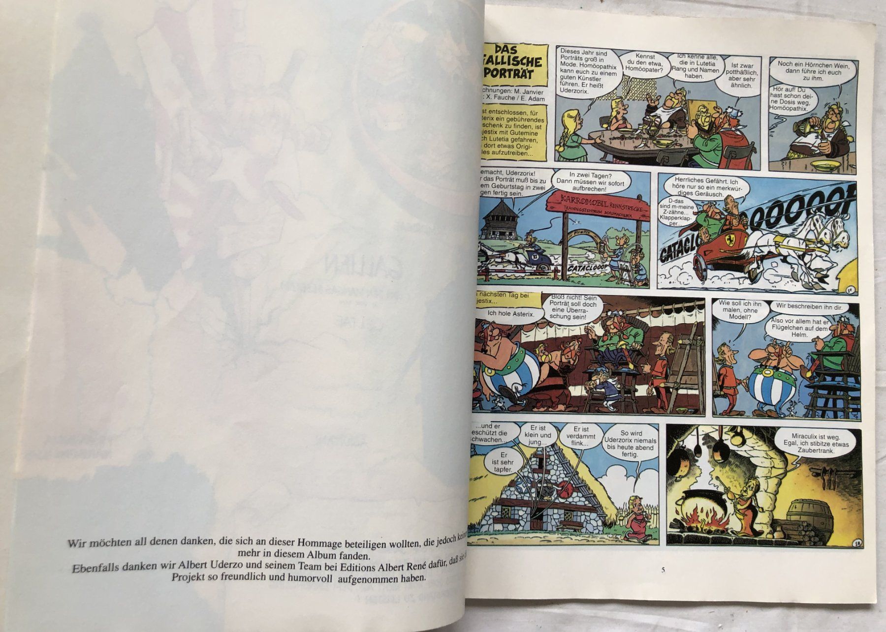 Fumetti: UDERZO - Von seinen Freunden gezeichnet – Usato da Schaffhausen venduto da durruti 3