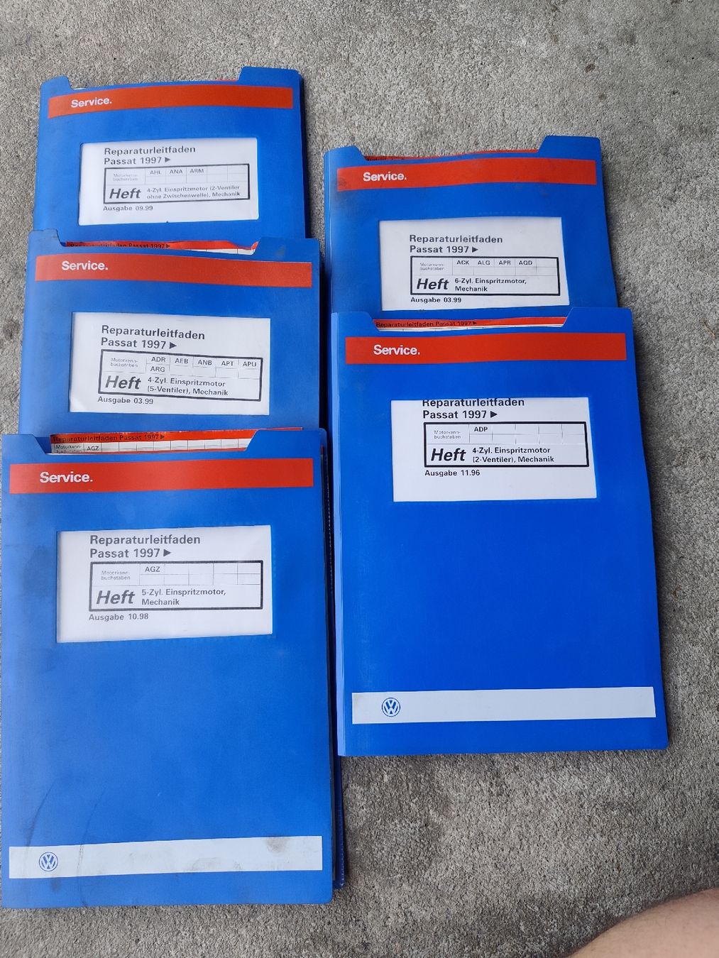 Bücher: Werkstatthandbücher VW Passat 1997 – Gebraucht aus Rebstein von andi322 1