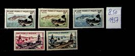 ST PIERRE-ET-MIQUELON SÉERIE DE TIMBRES NEUFS 1957 /S41