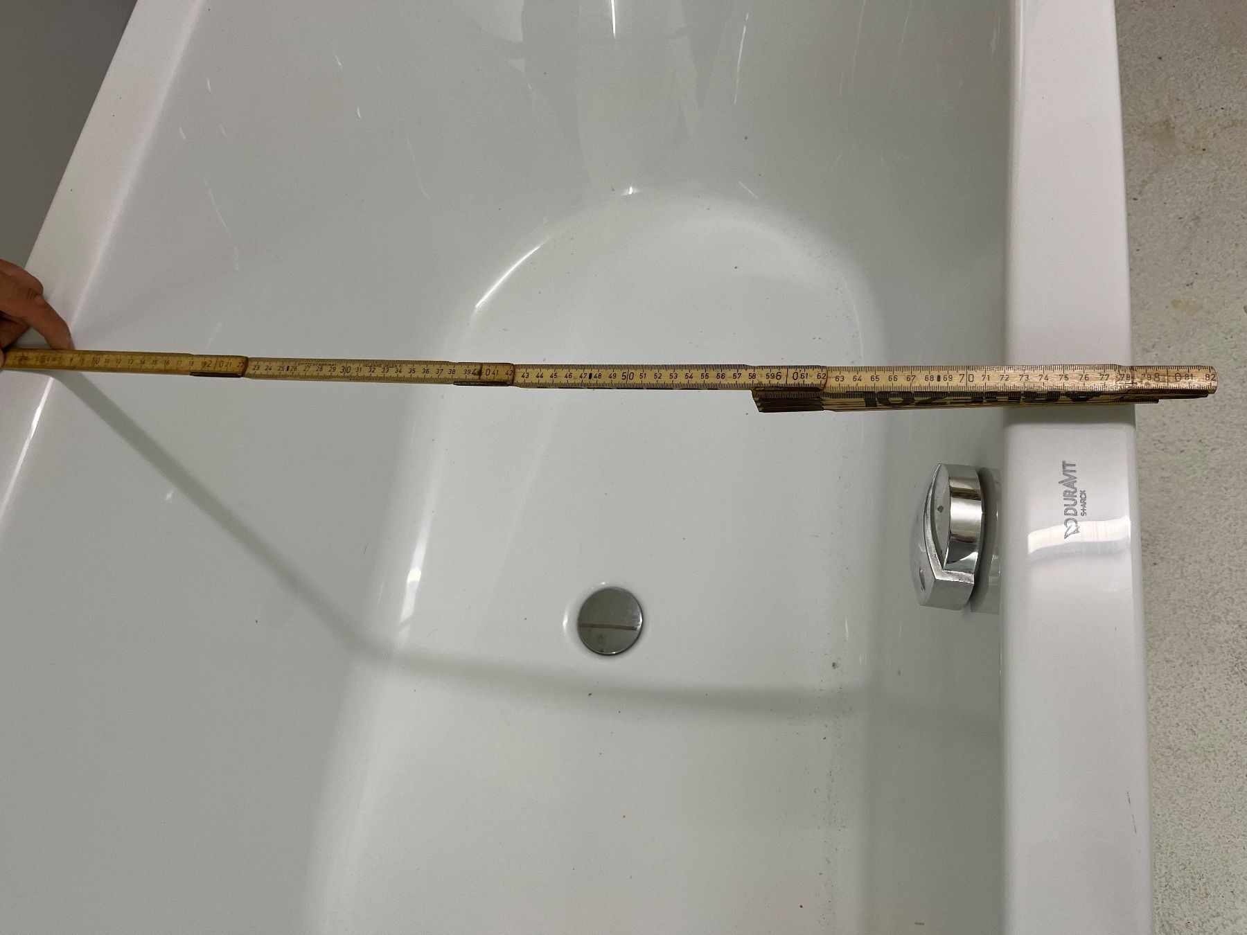 Duravit Vasche da bagno: Acryl-Badewanne Duravit mit Aussenschale – Usato da Oberflachs venduto da choa01 3