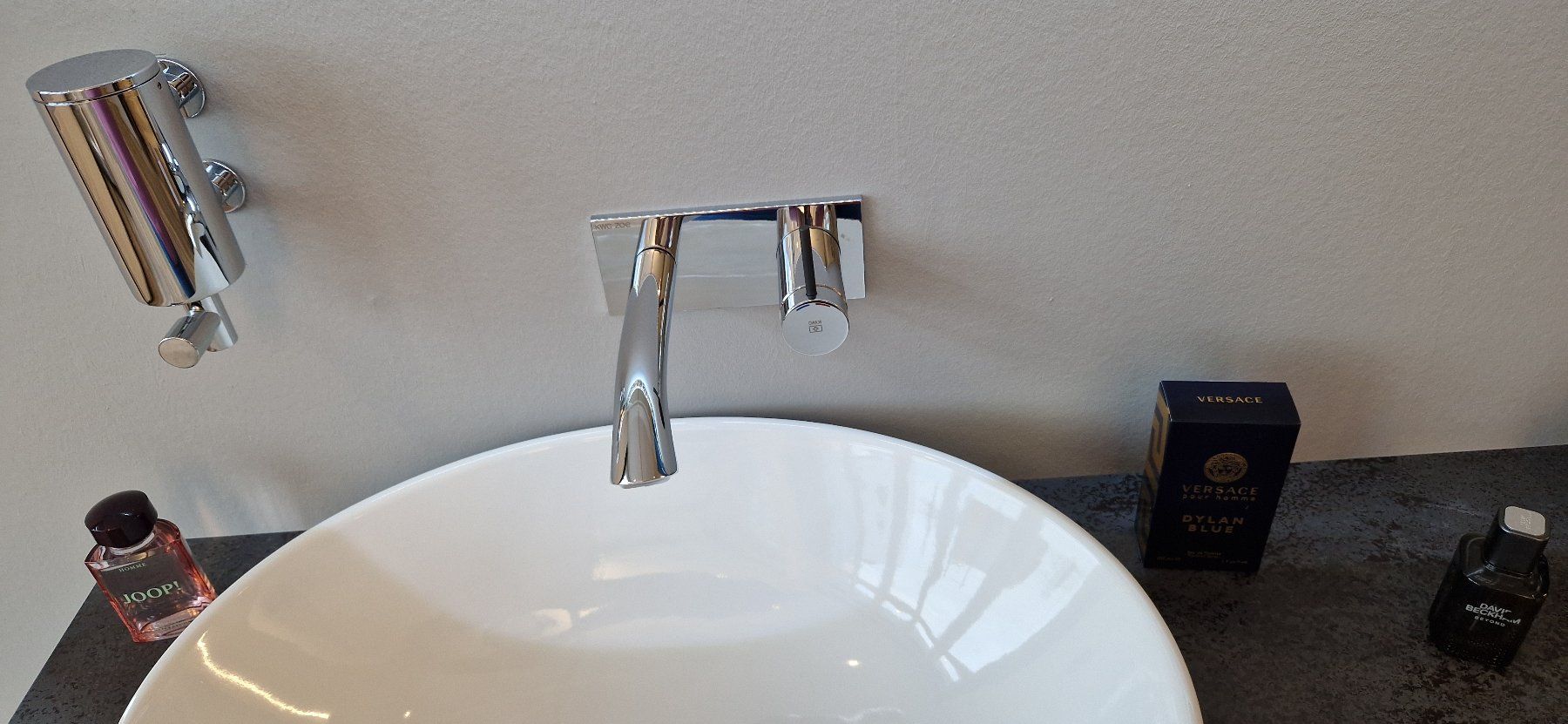 Mobili per bagno: Waschtischkombination Hochglanz lackiert azzurretto – Nuovo (secondo la descrizione) da Niederbipp venduto da Trude04 4