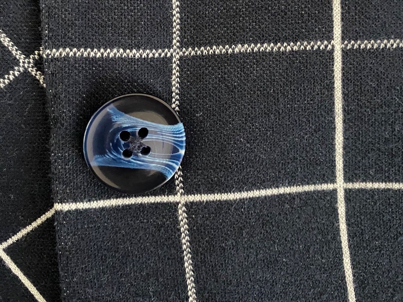 Giacche: Street One Blazer dunkelblau kariert Gr. 34 – Usato da Oberwil bei Büren venduto da _kuchen 5
