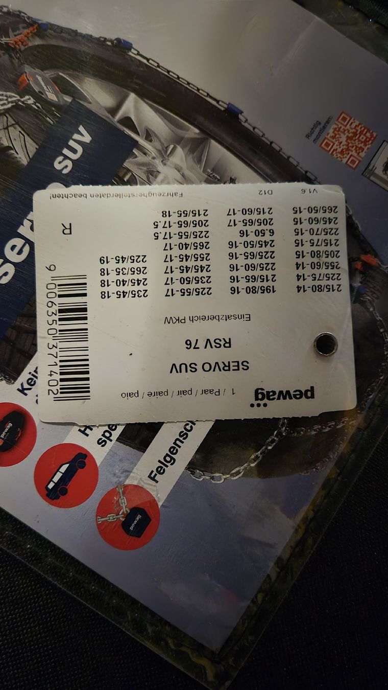 Schneeketten: pewag – Neu und originalverpackt aus Fribourg von Salvatorina76 2