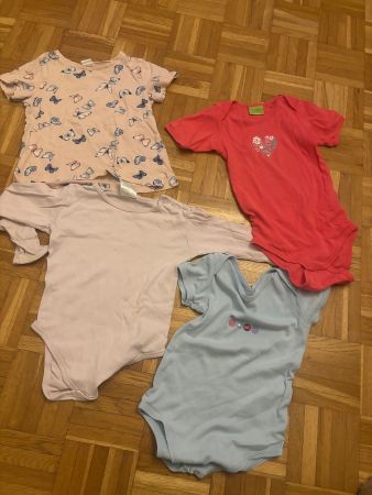 Body Strampler 4er Set Baby Mädchen Grösse 86/92