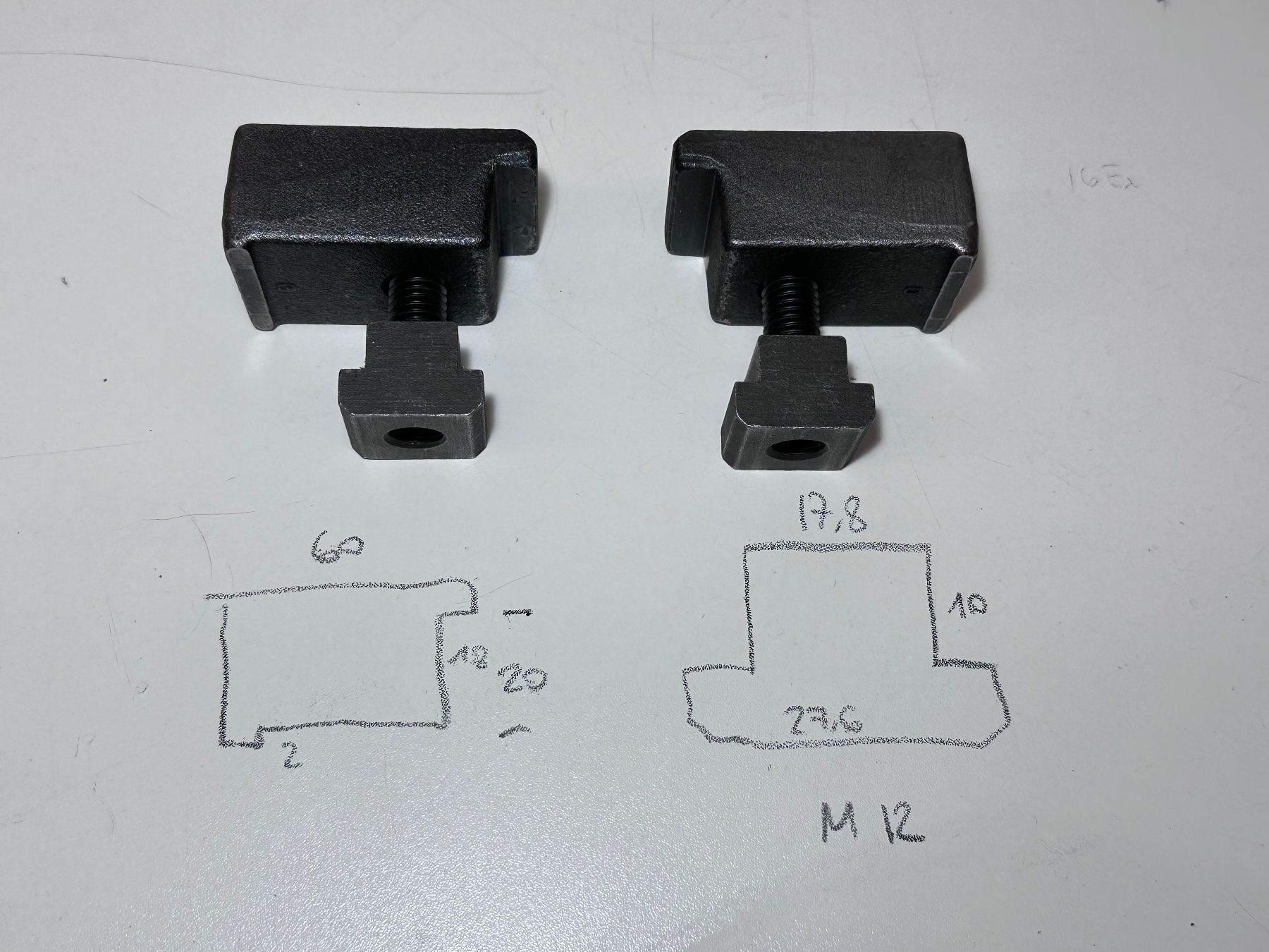 Tutti gli attrezzi: 2 Stück Spannpranken 20mm Spannmaterial – Nuovo (secondo la descrizione) da Boswil venduto da ABLagerBoswil