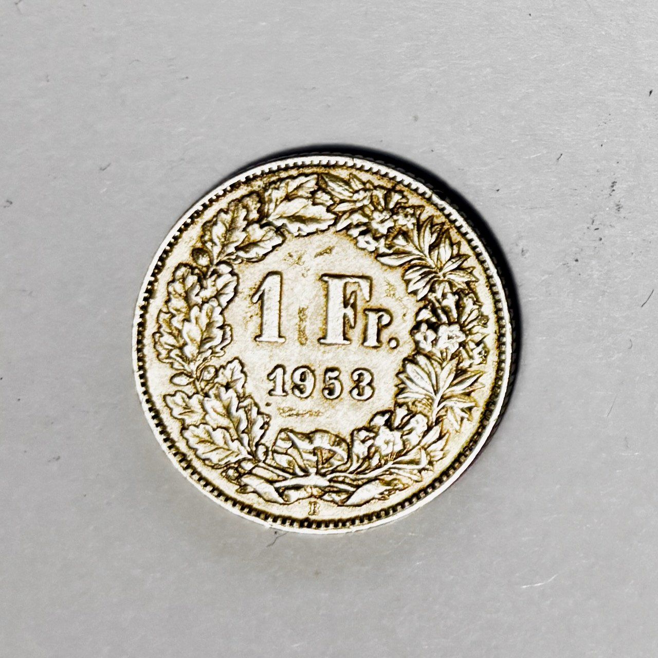 Toutes les monnaies: 1 Fr. Silber Schweiz 1953 – D'occasion à Martisberg par tigger74ch