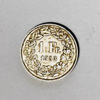 1 Fr. Silber Schweiz 1953