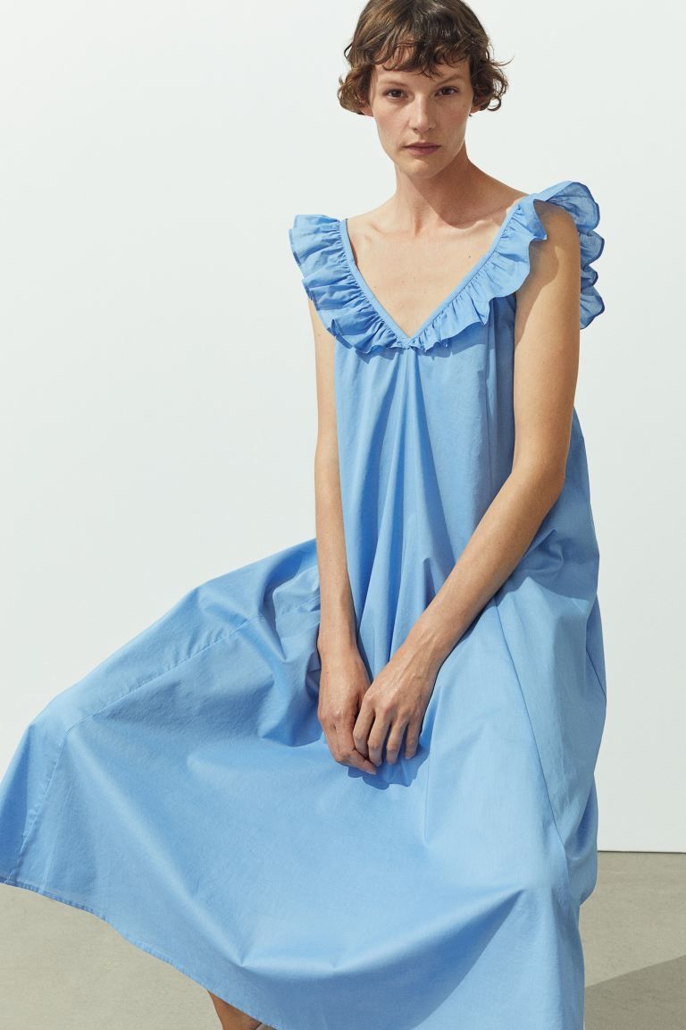 Kleider: Midikleid Baumwolle – Gebraucht aus Luzern von THINGS-11 1
