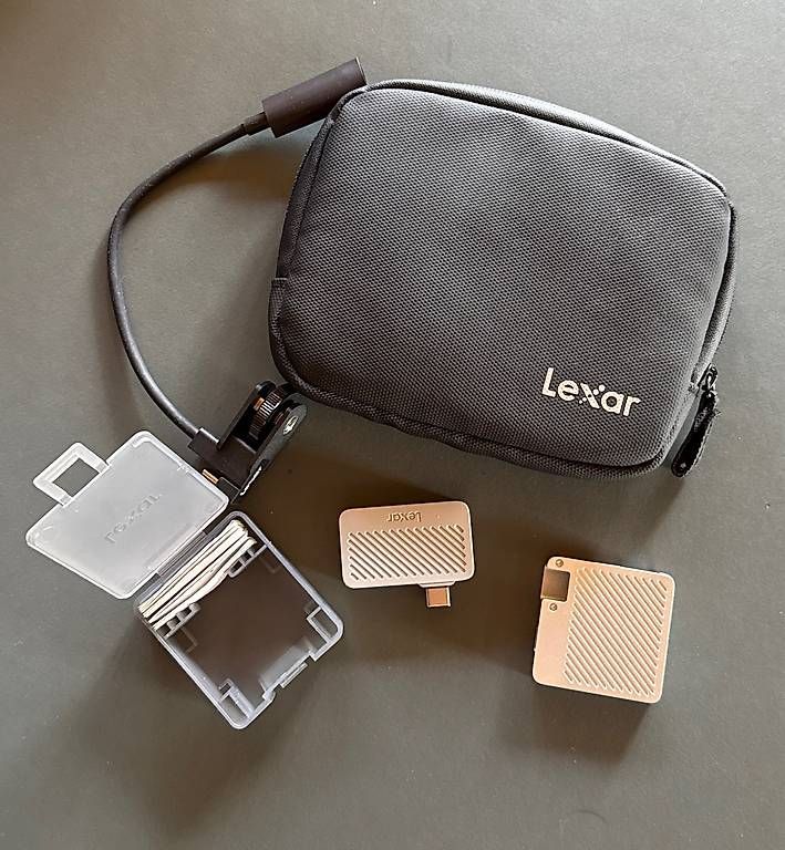 Disques durs: Lexar professional Go ssd + hub 1tb – D'occasion à Kappel am Albis par simbiosi