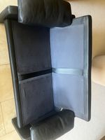 Sofa De Sede Leder schwarz Zweisitzer