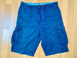H&M Cargo Shorts Blau 164 Jungen kurze Hose Kinder 13-14