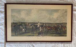 "Fores's National Sports - Racing Plate 1 (Saddling)"
