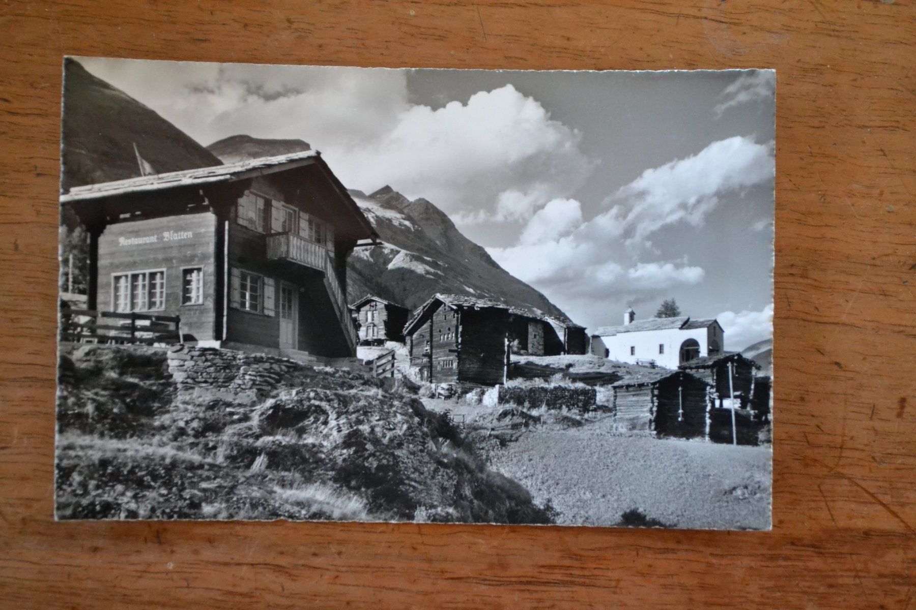 Ansichtskarten: AK Zermatt Restaurant Blatten VS – Gebraucht aus Beinwil am See von kajak55