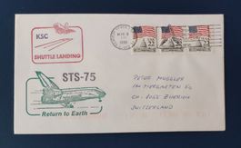 Astronaut Claude Nicollier Landung STS-75 1996 Echt gelaufen