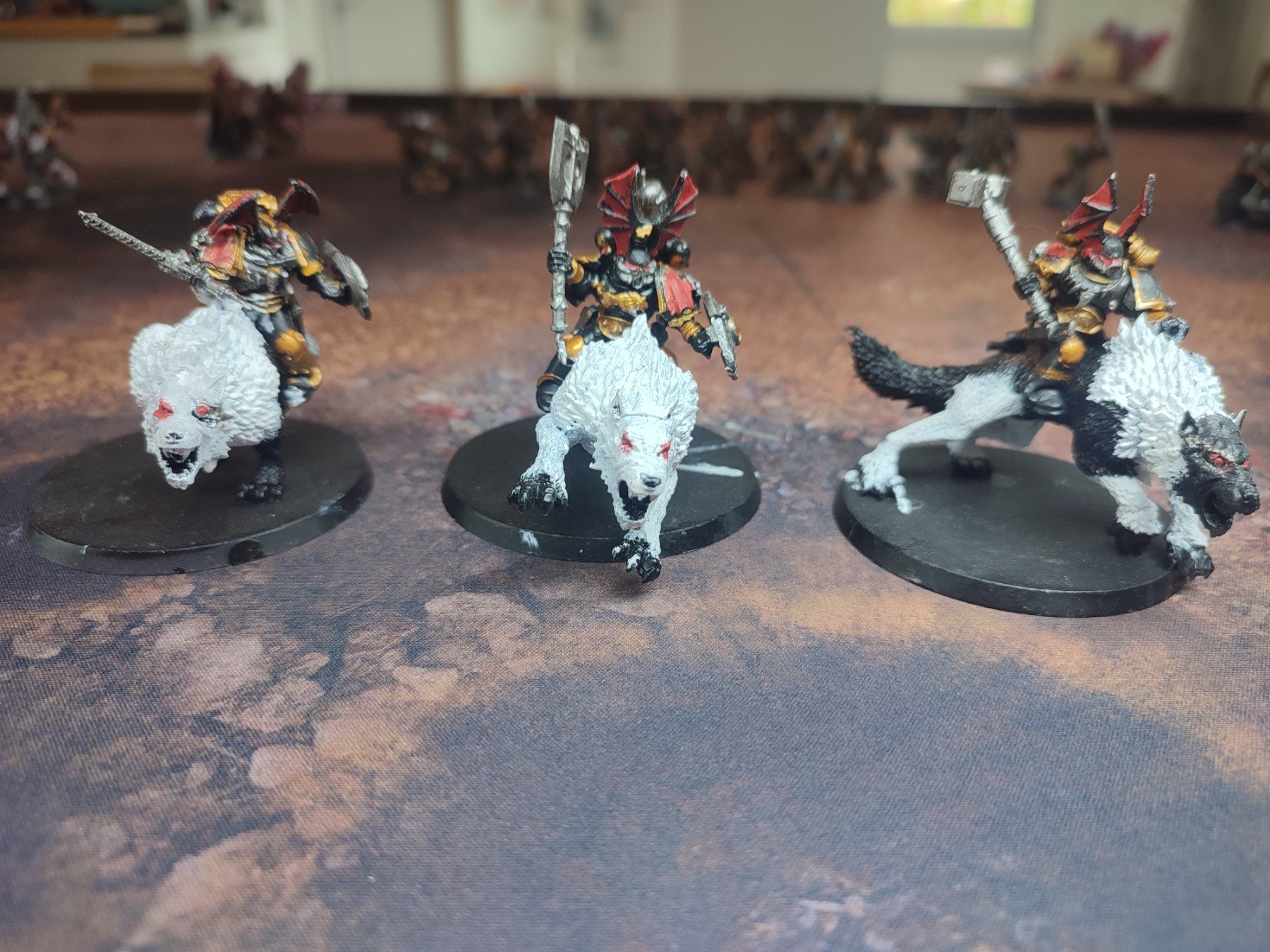 Kit di modellismo & Modellini statici: Warhammer 40k Chaos SM conversion Thunderwolf Cavalry – Usato da Bern venduto da san_22kx 1