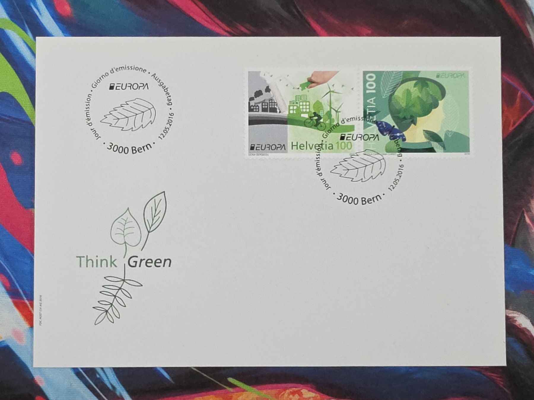 Tutti i francobolli: CL29 Enveloppe + Timbre Suisse 2016 – Usato da Cousset venduto da Patrick_Collections