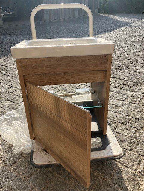 Lavabi & lavandini: Wandbecken inkl. Unterbau Alterna – Nuovo e nell'imballaggio originale da Gutenswil venduto da els_g8x2