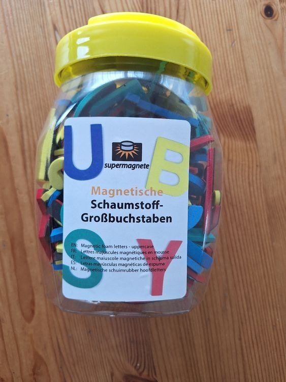 Tutte le decorazioni: Magnetische Schaumstoff-Buchstaben – Usato da Zürich venduto da tomgreenius