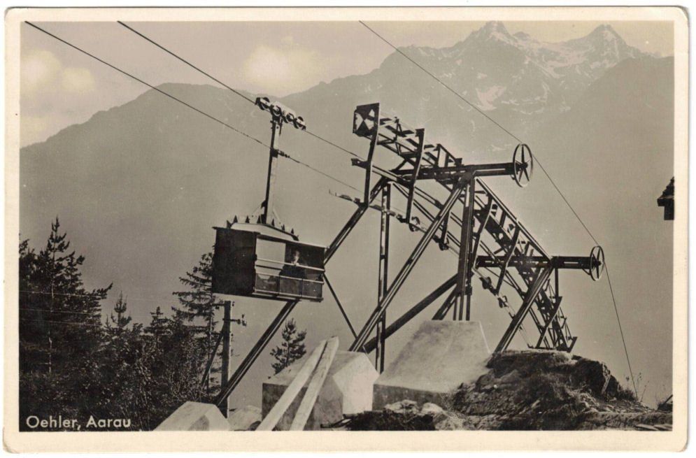 Ansichtskarten: Erstfeld - Luftseilbahn Schwandiberg – Gebraucht aus Binningen von Mountainrider