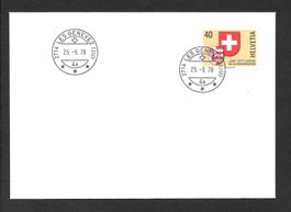 FDC 621 Jura ET 2714 Les Genevez 25.9.1978