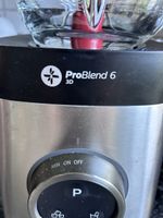 Philips ProBlend 6 3D Mixer, Glas, Stainless Steel, Top 