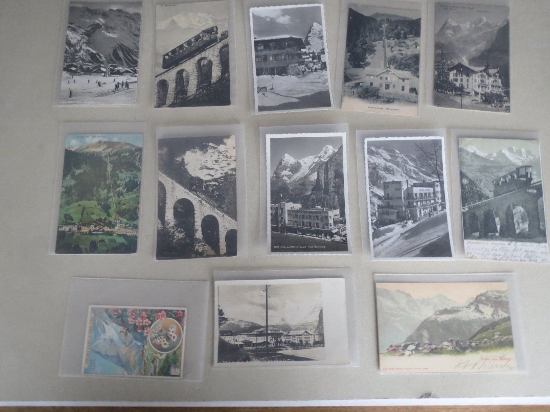 Cartoline postali: Mürren  - etwa 400 alte Ansichtskarten – Usato da Tagelswangen venduto da Miski 6
