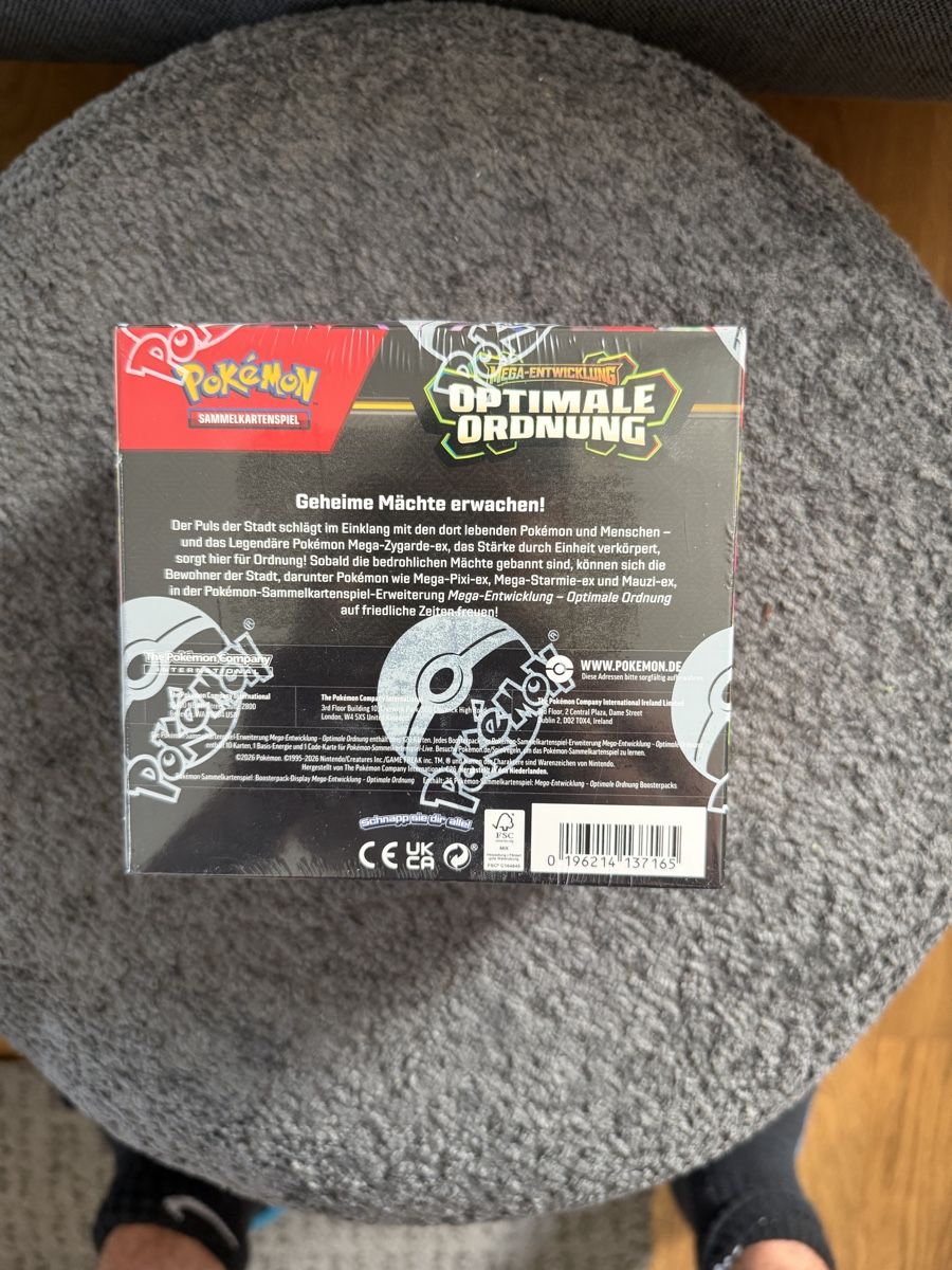 Pokémon Sammelbilder & Trading cards: Pokémon Optimale Ordnung Booster Display DE sealed – Neu und originalverpackt aus Münchenstein von Muechenstein20 1