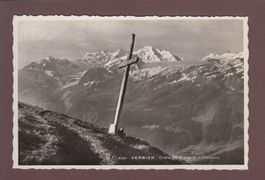 VERBIER - Croix du Bisse - Grand Combin - 1943