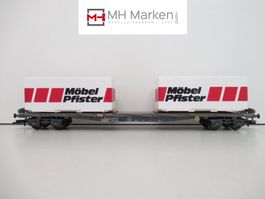 HAG 395 SBB CFF FFS Flachwagen Möbel Pfister Container DC H0