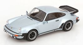 Porsche 911 Turbo 3.3 Coupe 1977 silver 1:18 KK-Scale NEU